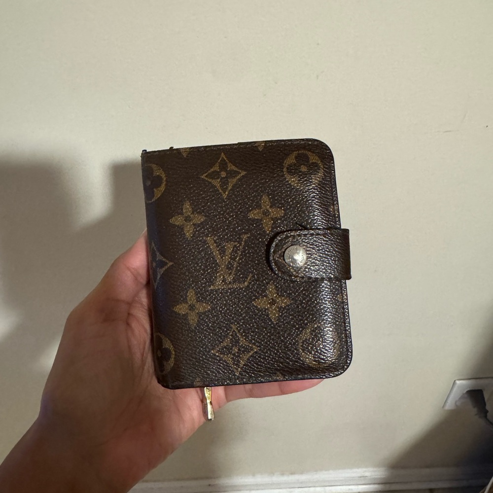 Louis Vuitton Brown Monogram Compact Wallet
